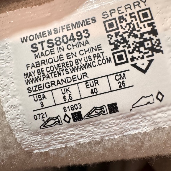 Sperry Cream & Gold Duck Rain Boots Women’s Size 9 Timeless Cabin Core Lake Life - Picture 8 of 9